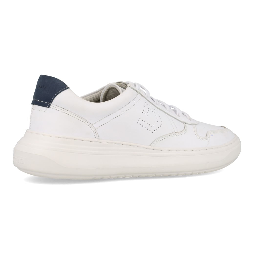 Democrata Tenis Casual 526103-003 Branco Couro_6__